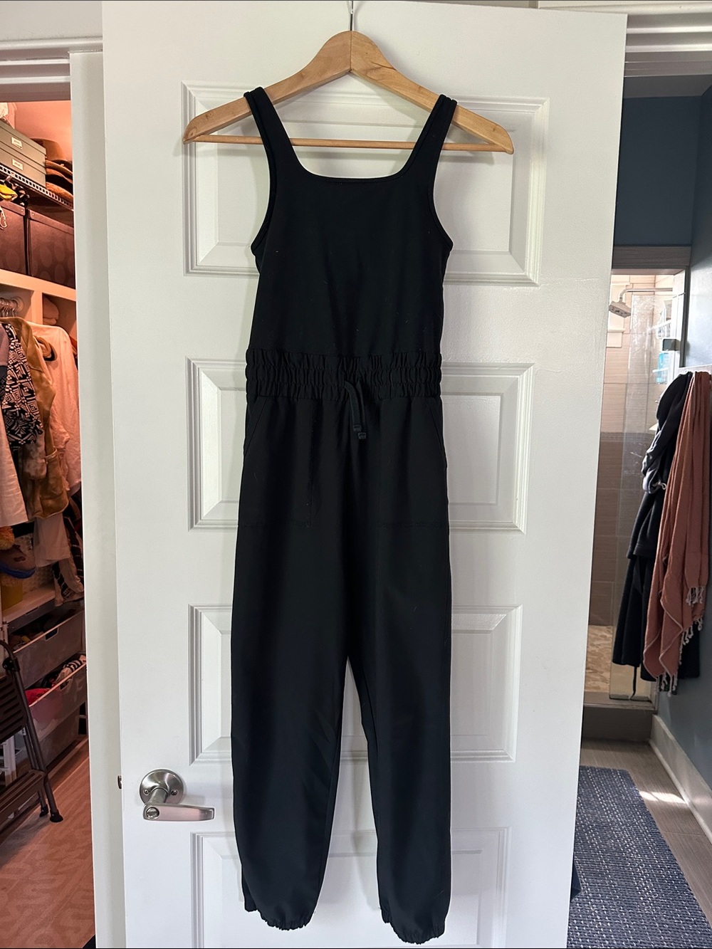 Abercrombie Kids YPB Sleeveless Jumpsuit with Drawstring Waist